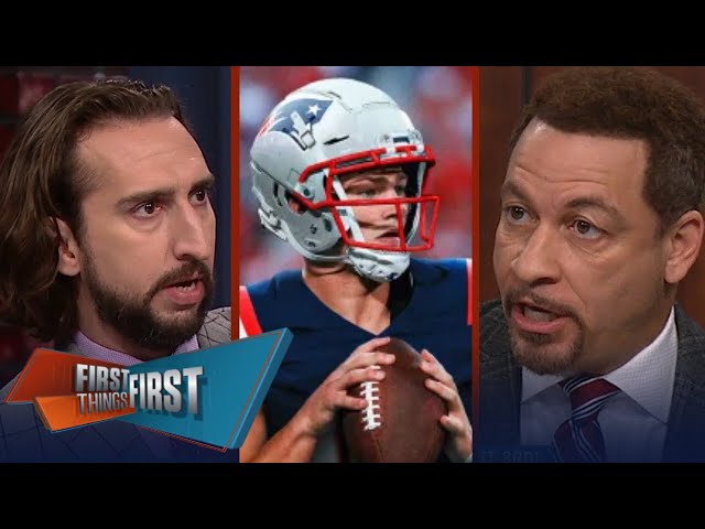 FIRST THINGS FIRST| Was this a mistake! - Nick react to the Patriots drafting Drake Maye 3rd overall
