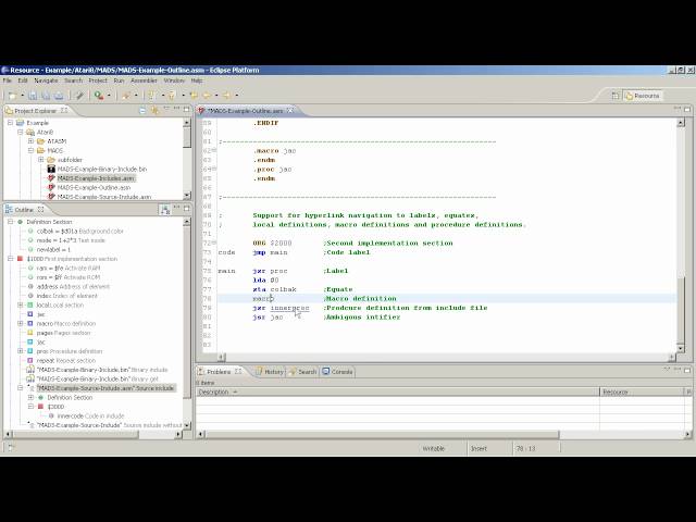 WUDSN IDE Tutorial 6: Content Outline and Navigation - the Heart of the the IDE (2011)