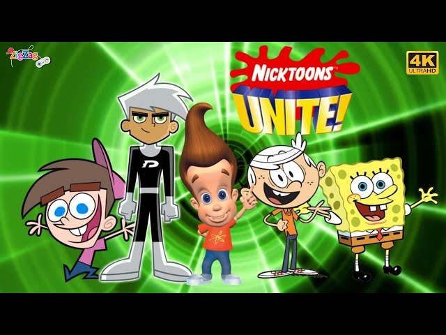SpongeBob Nicktoons Unite! 4K Full Movie Game | ZigZagGamerPT