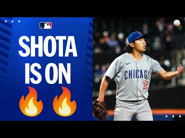 MLB LEADER in ERA! Shota Imanaga keeps DOMINATING the competition!
