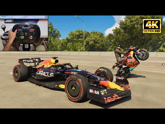 Red Bull RB18 & Red Bull KTM RC16 | The Crew Motorfest | Thrustmaster T300RS Open Wheel gameplay