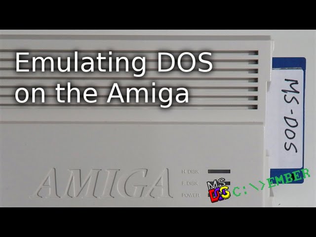 MS-DOS on the Amiga #DOScember
