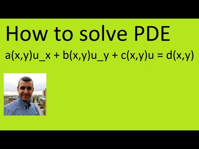 How to solve PDE via change of variables