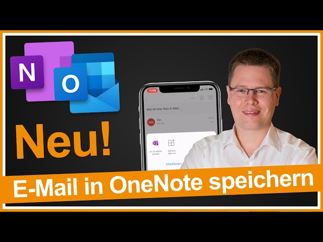 iPhone: E-Mail in OneNote speichern