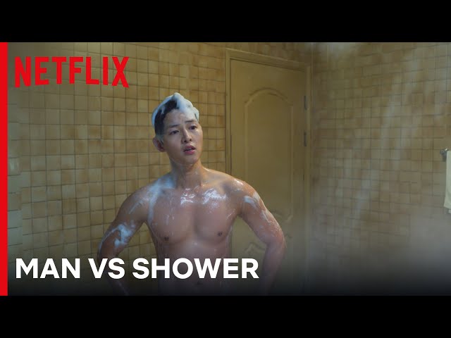Song Joong-ki Faces His ‘Hottest’ Battle🔥 🚿 | Vincenzo | Netflix