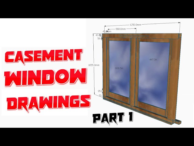 Traditional Oak Casement Window Build - Part 1: Drawing