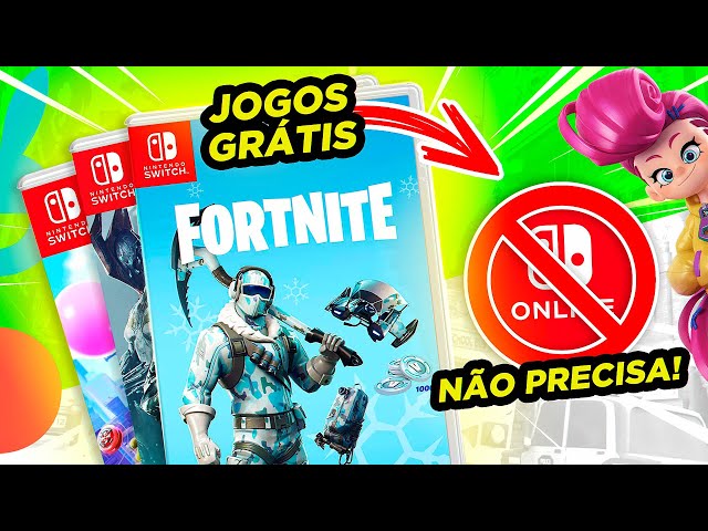Os únicos jogos GRÁTIS do Switch que NÃO PRECISAM pagar Nintendo Switch ONLINE! ❘ eShop Brasil e USA