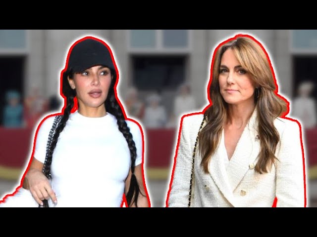 Kim Kardashian Refuses To Speak When Asked About Kate Middleton's Diagnosis