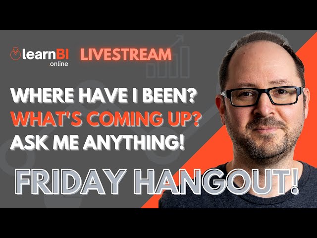 Friday Hangout AMA - We're almost back! - Where I've been and What's coming up...