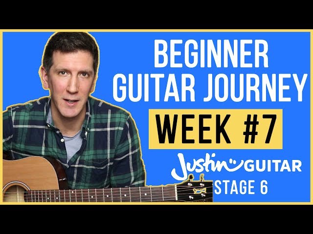 Midlife Beginner Guitar Journey - Justin Guitar - Beginner Stage 6 (2019)|| Midlife Guitar