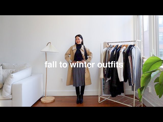 fall to winter outfits | 10 easy transitional outfits