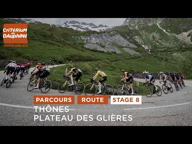 #Dauphiné 2024 : Route stage 8 / Parcours de l'étape 8