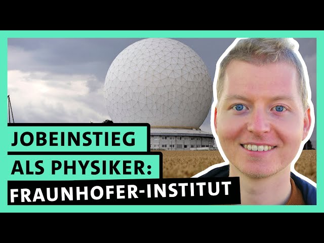 Berufseinstieg als Physiker: Am Fraunhofer-Institut | alpha Uni