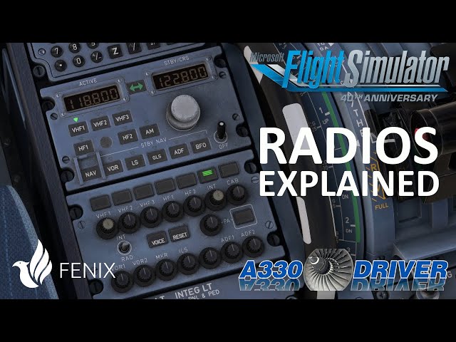 Airbus A320 - Radios Explained | Real Airbus Pilot