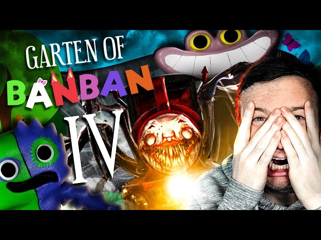 🔴 GARTEN OF BANBAN 4 😂 Choo-Choo Charles, Kittysaurus & Sheriff Toadster | FULL GAME [PC | 4K60]