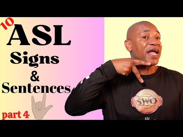10 *NEW* ASL Signs and Sentences (Part 4) |  American Sign Language  |  ASL Lessons  |  Signing