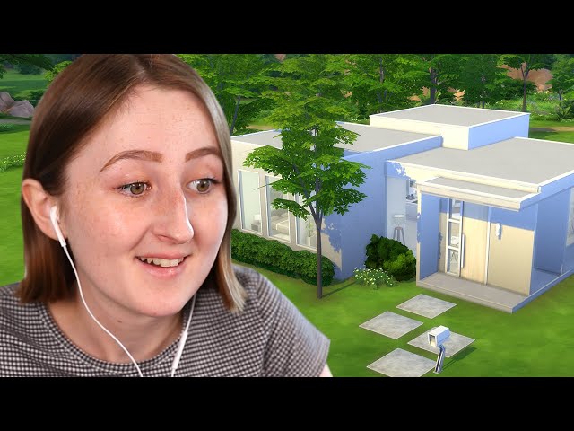 i built a cube house in the sims