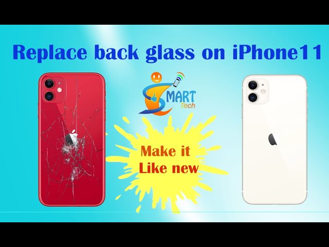 How to replace the back housing Glass on iPhone 11
