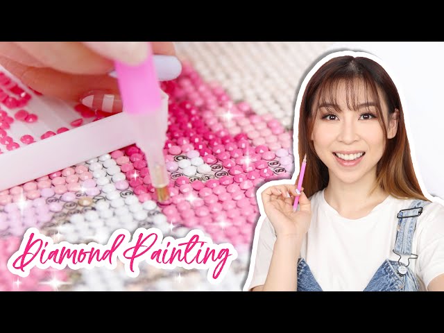 I Tried Painting With Diamonds | TINA TRIES IT