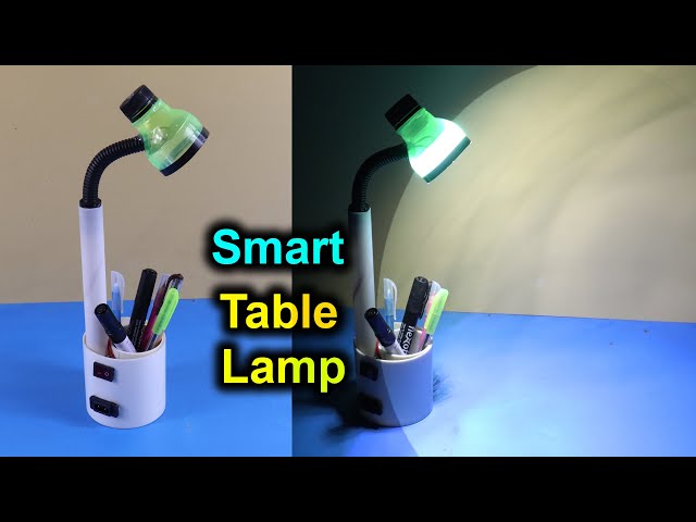 How to Make Table Lamp at Home । Homemade Table Lamp