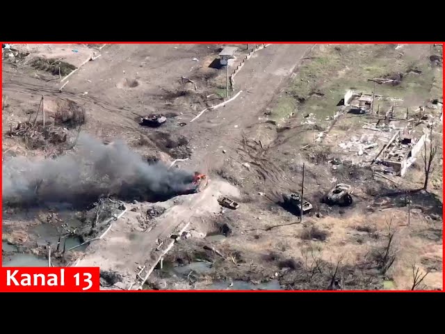 Russian military equipment worth millions of dollars destroyed after a 5-hour battle
