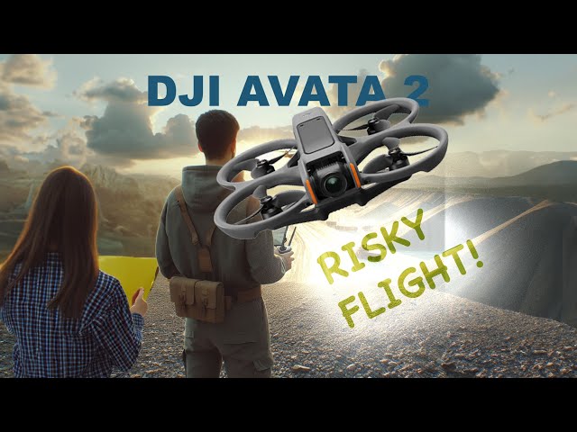 DJI AVATA 2 - Cinematic Flight in Gravel Pit - HOW DID I NOT CRASH