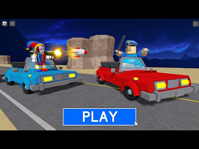 CAR BARRY'S PRISON RUN! New Scary Obby (#Roblox)