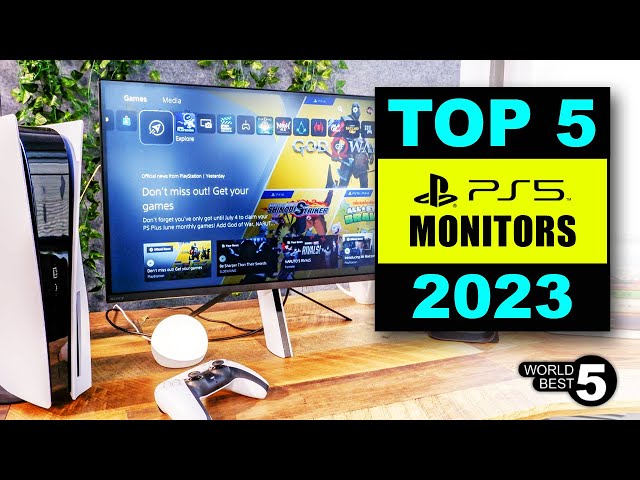 5 Best PS5 Monitors in 2023 | The TOP 5 you should know