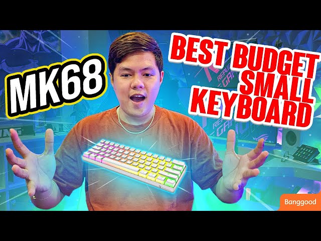 GamaKay MK68 Optical Yellow Typing Sounds & Unboxing