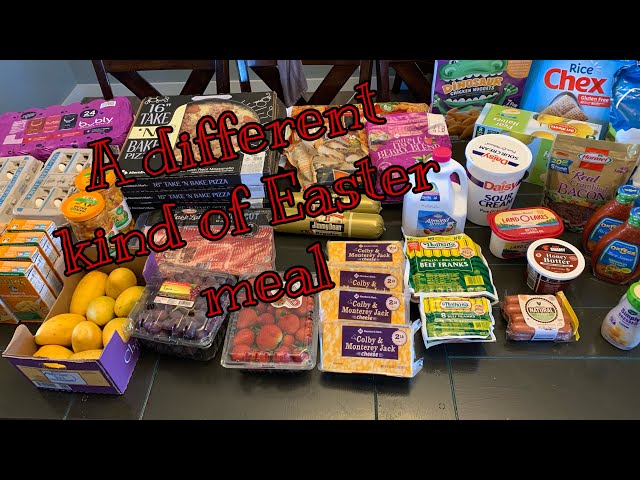 Easter Grocery Haul - Large Family Living