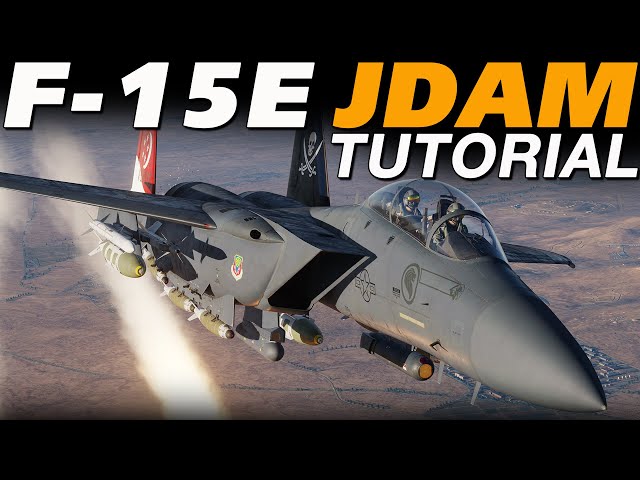 DCS F-15E Strike Eagle Quick & Easy JDAM TUTORIAL | TPOD & A2G Radar!