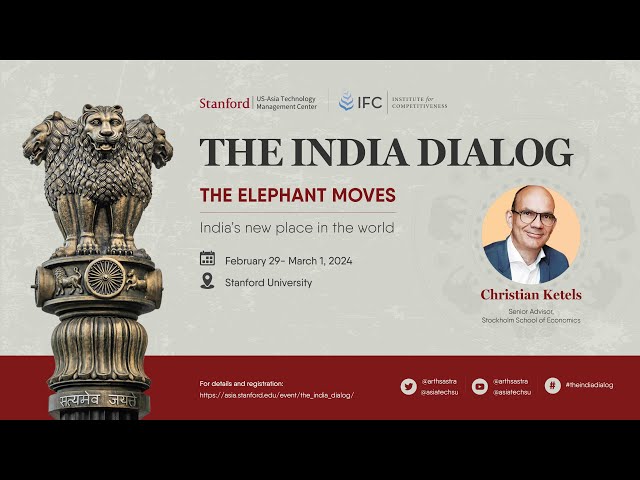 Plenary Talk on “India: Will the Giant Emerge” by Christian Ketels