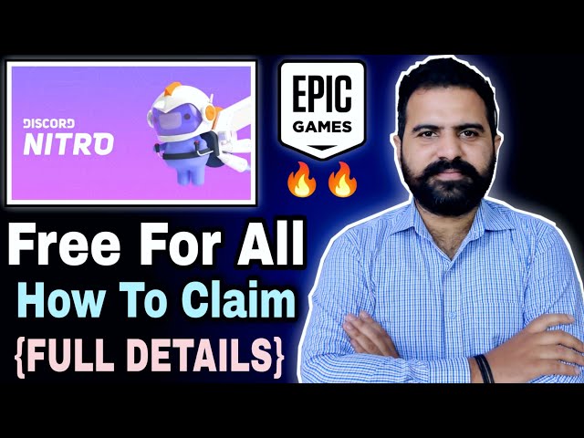 Discord Nitro FREE FOR ALL On Epic Games Store 😱😍🔥How To Claim Without Credit Card {Full Details}