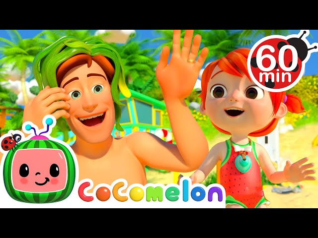 Silly Beach Day | Cocomelon | Party Playtime Nursery Rhymes and Kids Songs!