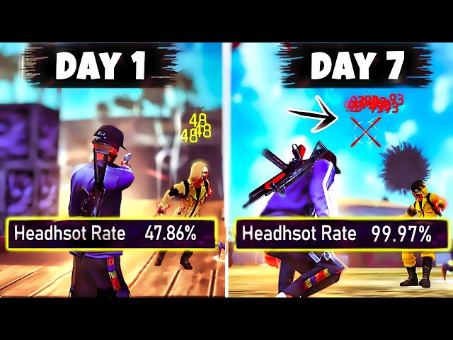 How I Became 99.97% Headshot Player in 7 Days | Free Fire Pakistan