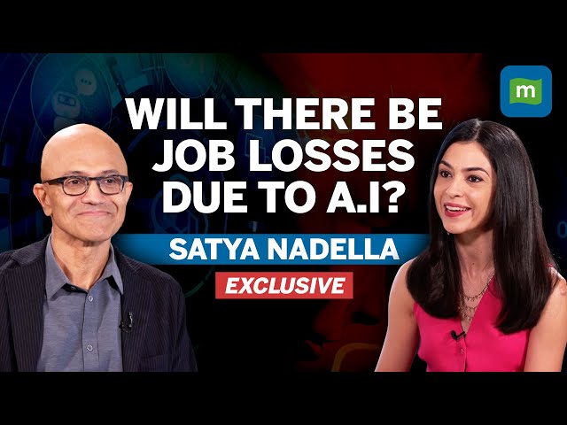 Microsoft CEO Satya Nadella Exclusive Interview | AI-Led Business Will Add To $5T Indian Economy