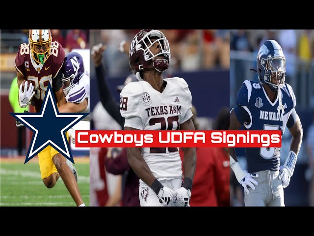 Dallas Cowboys 2024 UDFA Signings