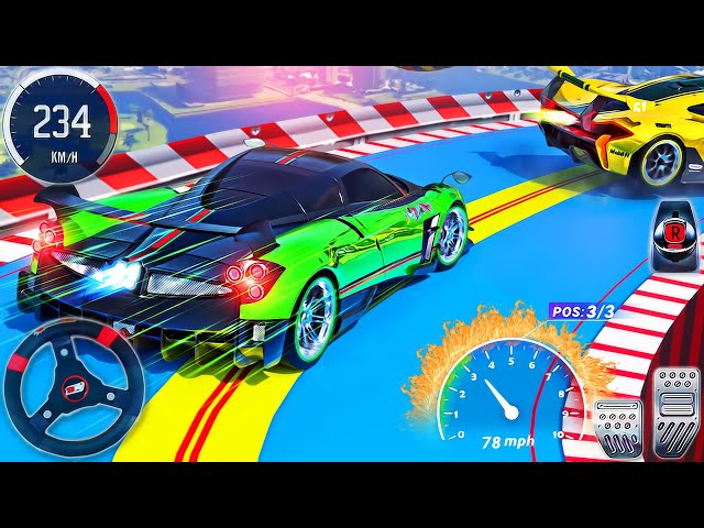 Impossible Car Racing Simulator 3D - Car Stunts Mega Ramp Driving 2023 - Android GamePlay