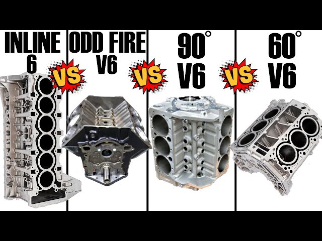 ENGINE BALANCE: Inline 6 vs. Odd fire V6 vs. 90 degree V6 vs. 60 degree V6