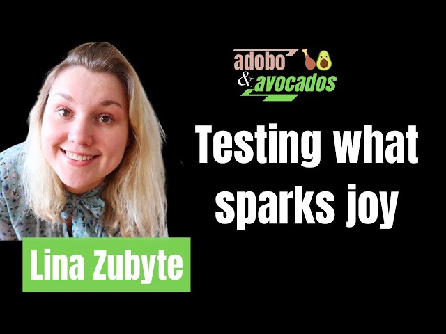 Minimalism in software testing with Lina Zubyte (A&A #21)