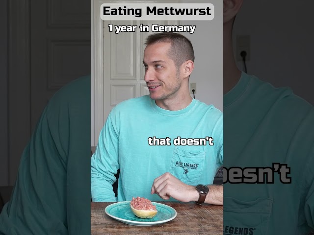 1 day vs 10 years in Germany | Eating Mettwurst 🍖🥩