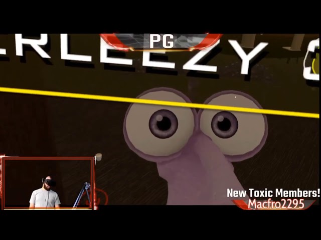 Berleezy going crazy going stupid in vr chat. (PG stream)