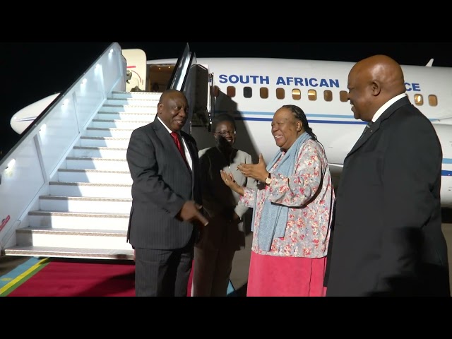 President Ramaphosa arrives in Rwanda to attend the 30th Commemoration of the 1994 Genocide