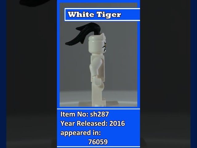 Shorts: LEGO® Minifigures Super Heroes sh287 - White Tiger #Marvel