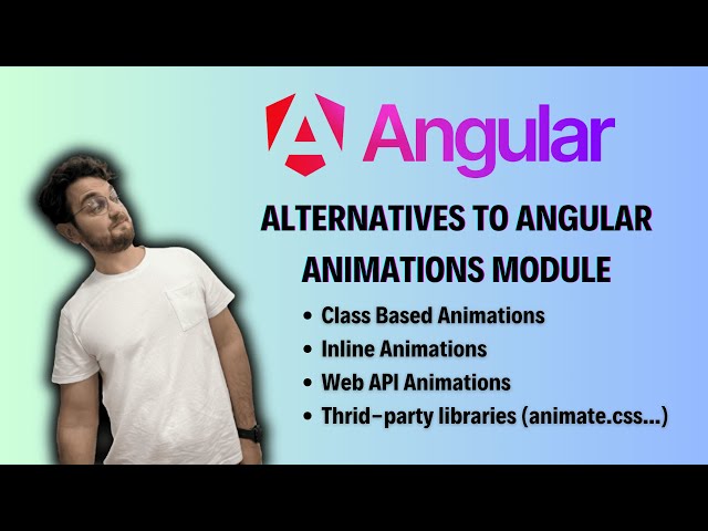 Angular Animations Module Alternatives