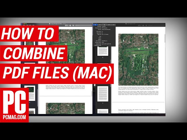 How to Combine PDF Files On A Mac (MacOS Catalina)