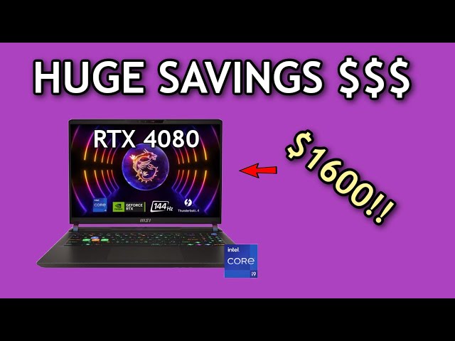 HUGE savings on gaming laptops! Save $$$$