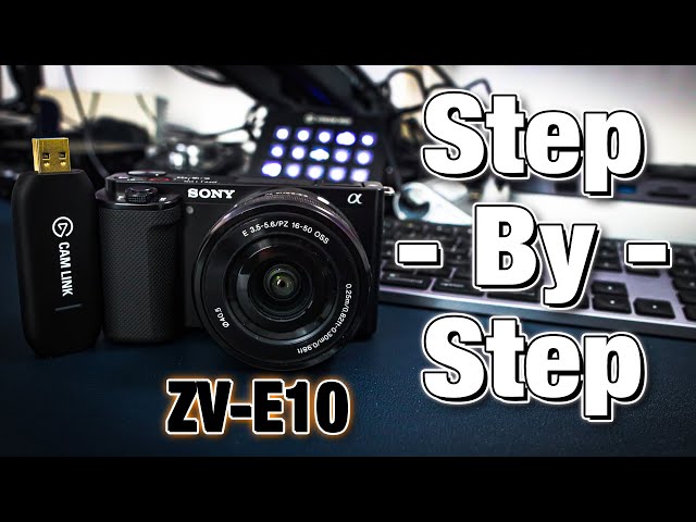 Sony ZV-E10 as a webcam // Capture Card and OBS Studio