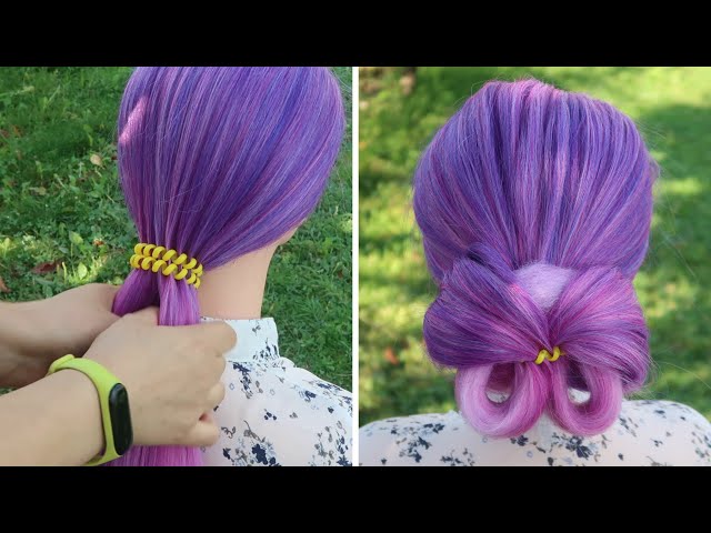 New Messy Bun Hairstyle | Easy Hairstyle For Prom Step By Step