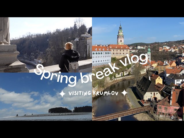 Spring break vlog 🌸 || visiting Krumlov